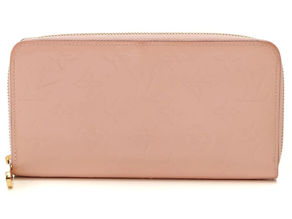 LOUIS VUITTON Zippy Wallet Long Vernis Rose Pink Ballerine